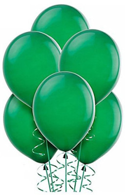 Ishant Creation Solid Green Balloon(Green, Pack of 50)