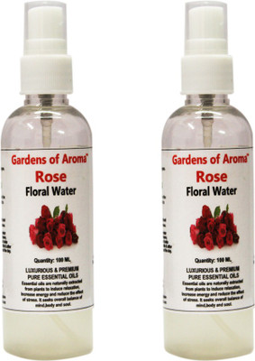 

Gardens Of Aroma Rose Floral water 100ml And Rose Floral Water 100ml(200 ml)