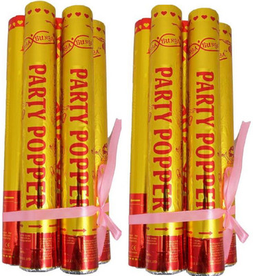 Goyal Traders Multicoloured Sparkful Party Popper 50 (pack of 10 )(Set of 10)