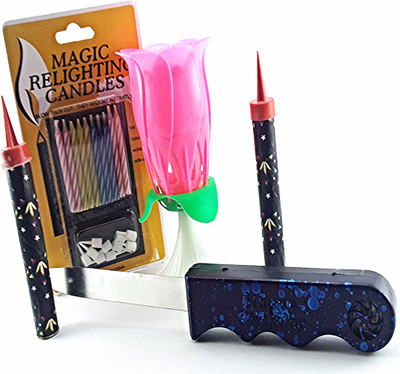 

ARe BIRTHDAY COMBO FOR 4 CAKE MUSIC CANDLE FOR DIFFERENT SHAPE(Set of 4)