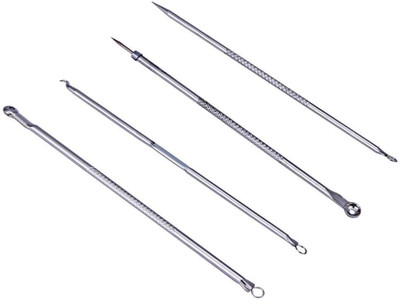 

Foolzy Stainless Steel Blackhead Remover Needle(Pack of 4)
