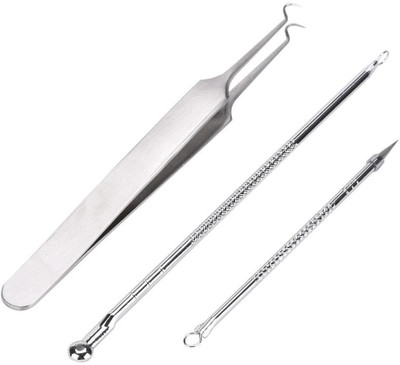 

Foolzy Stainless Steel Blackhead Remover Needle(Pack of 3)