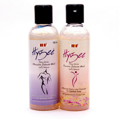 

HYGEE Herbal Intimate Body Hygiene Wash for Men and Women(100 ml, Pack of 2)