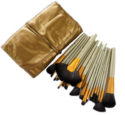 

Shrih 24 Piece Makeup Brush Set With Storage Pouch - Beige(Pack of 24)
