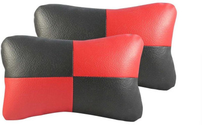 

Take Care Black, Red Cotton Car Pillow Cushion for Hyundai(Rectangular, Pack of 2)
