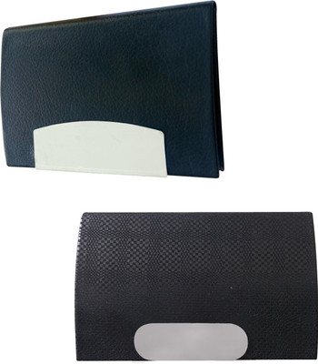 

printmytsic 10 Card Holder(Set of 2, Black)