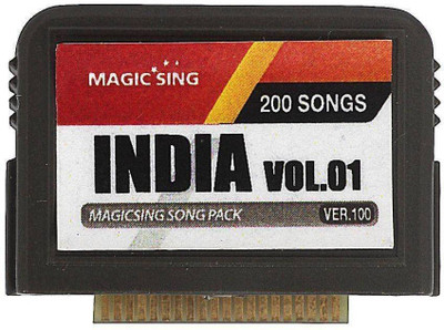 

KH Magic Sing Song Card Hindi Vol 1 for 200 Hindi Songs. Compatible with All Magic Sing Models ET-9K, ET-25K, ET-14K, ET-18K, ET-23Kh Card Reader(Silver)