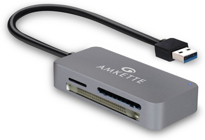

Amkette USB3.1/3.0 Card Reader(Grey)