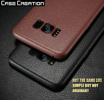 CASE CREATION Back Cover for Samsung Galaxy S8 Ultra Thin Perfect Fitting Premium Imported High quality 0.3mm Crystal Matte Finish leather case Totu Silicone Transparent Flexible Soft Black Border Corner protection with TPU Slim Back Case Back Cover(Black, Pack of: 1)