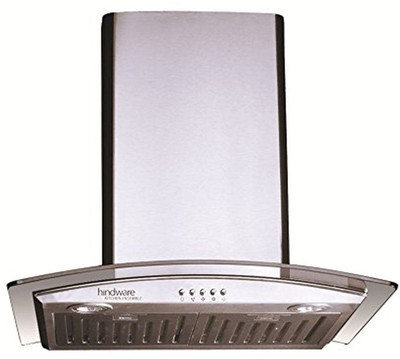 

Hindware Lara 60 cm (with free tyffyn from kitchenempire) Wall Mounted Chimney(Stainless Steel 1100)