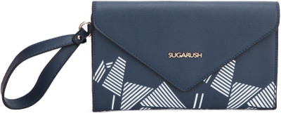 

SUGARUSH Casual Blue Clutch