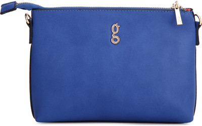

Global Desi Casual Blue Clutch
