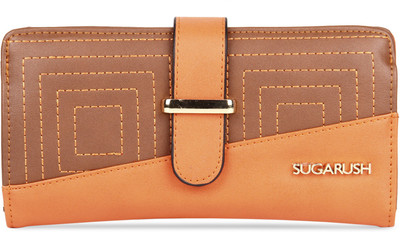 

SUGARUSH Casual Brown, Orange Clutch