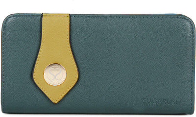 

SUGARUSH Casual Green Clutch