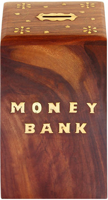 

new mayur enterprises FSA 1 Coin Bank(Brown)