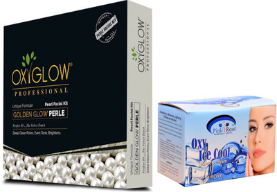 

Pink Root BLEACH CREAM WITH OXYGLOW FACIAL KIT(Set of 2)