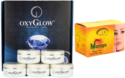 

Pink Root BLEACH CREAM WITH OXYGLOW FACIAL KIT(Set of 2)