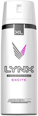

LYNX Excite Anti-Perspirant providing 48 Hour Fresh Protection Body Spray - For Men(200 ml)