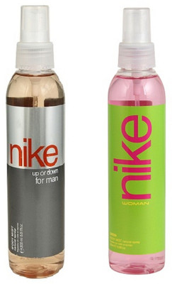 

Nike Up or down for men 200ml + Green for women 200 ml Body Mist - For Men & Women(400 ml, Pack of 2)