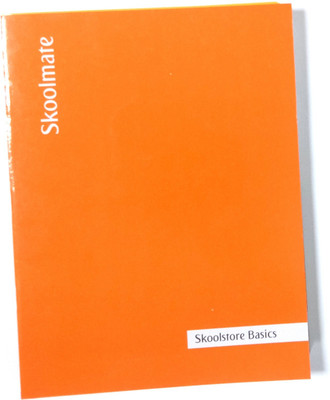 Skool Store com A4 Note Book(Interleaf four line, Orange)