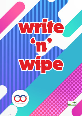 

Skool Store com A4 Note Book(A4 Write and Wipe (Reusable) Graph Book, Blue)