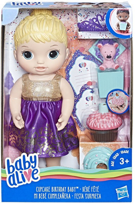 

Baby Alive Cupcake Birthday(Multicolor)