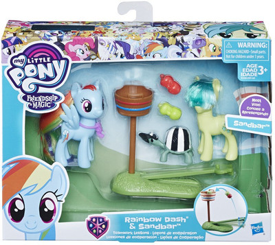 

My Little Pony Rainbow Dash And Sandbar Teamwork(Multicolor)