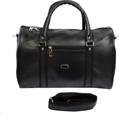 

PhD (Expandable) Black Travel Duffel Bag(Black)