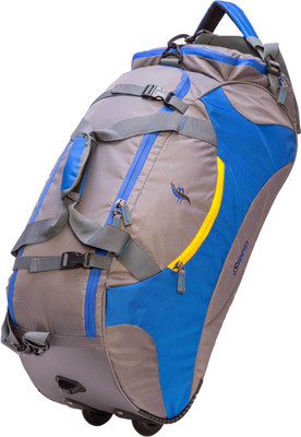 

Istorm Wheeler Duffel Duffel Strolley Bag(Blue, Grey)