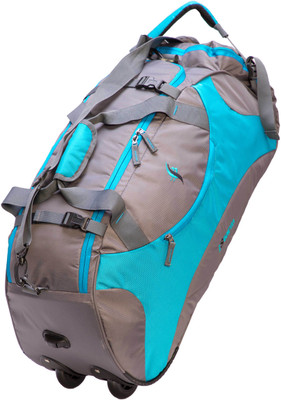 

Istorm Wheeler Duffel Skater Sky Blue & Grey Duffel Strolley Bag(Blue, Grey)