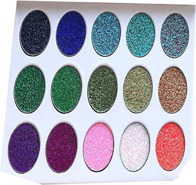 

Platinum Mermaid Glitter Palette (15 Ultra Pigmented Glitter Eyeshadow) 15 g(Multi)