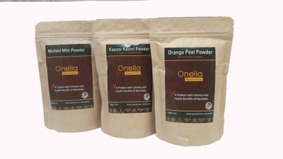 

Onella Ayurveda Multani + Orange + Kapoor Combo Pack (650 g)(600 g)