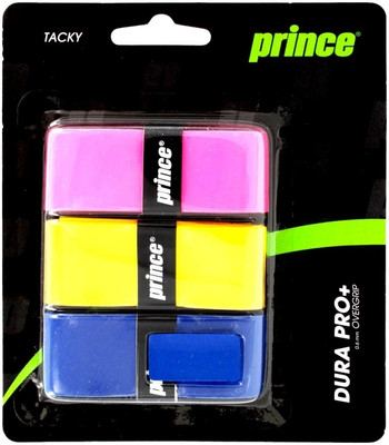 

Prince Dura PRO+ Overgrip Smooth Tacky Grip(Multicolor, Pack of 3)
