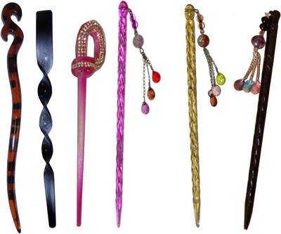 

ERP Combo of Multi Color Juda Sticks Hair Pin(Multicolor)