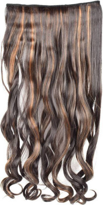 

Pema Golden Highlight Clip in Curly Hair Extension