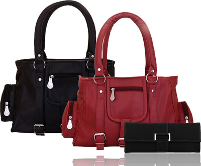 Lady bar Hand-held Bag(Black)
