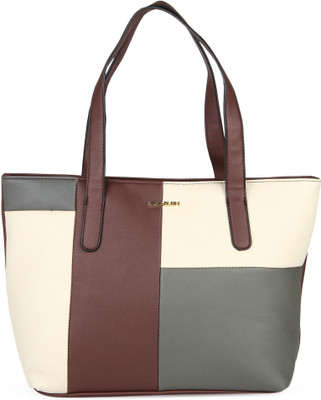 

SUGARUSH Tote(Beige, Maroon)