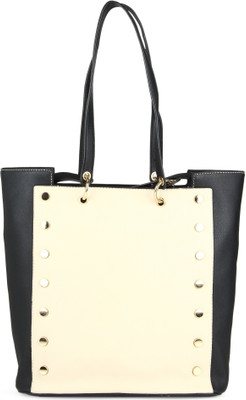 

SUGARUSH Tote(Black, Beige), Beige;black