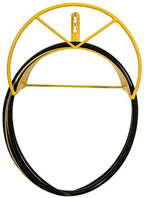 

BTH Company Garden Hose Holder Wall Mount Hanger Durable, Heavy Duty and Long Lasting- Yellow Garden Hose Stand