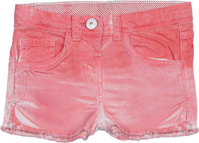 

Tales & Stories Short For Girls Casual Solid Denim(Pink, Pack of 1