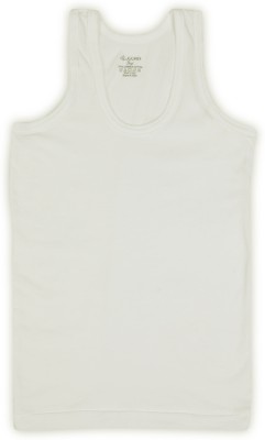 JOCKEY Vest For Boys Cotton(White, Pack of 2)