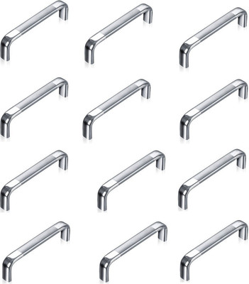 

Shaks Traders Oval D 4Inch Stainless Steel Cabinet/Draw Pull(Silver Pack of 12)