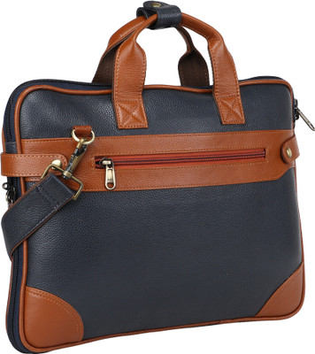 

Bharat Leather Emporium 16 inch Expandable Laptop Messenger Bag(Blue)