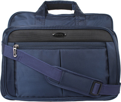 

Bendly 16 inch Laptop Messenger Bag(Blue), Navy blue