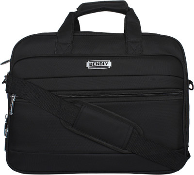 

Bendly 15 inch Expandable Laptop Messenger Bag(Black)