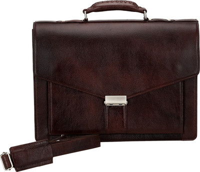 Charpe 15 inch Laptop Messenger Bag(Brown), Chocolate