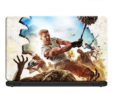 

100yellow Dead Island 2 Gaming Laptop Skin Sticker/Decal For Dell HP Acer Asus Lenovo - 15.6 inches PVC Vinyl Laptop Decal 15.6