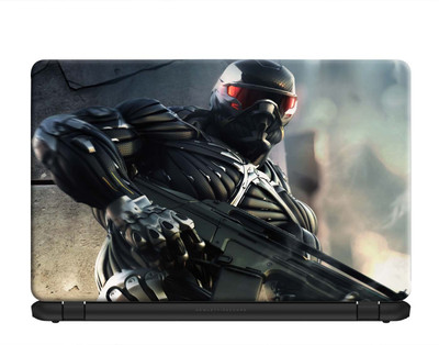 

100yellow Crysis 2 Gaming Laptop Skin Sticker/Decal For Dell HP Acer Asus Lenovo - 15.6 inches PVC Vinyl Laptop Decal 15.6