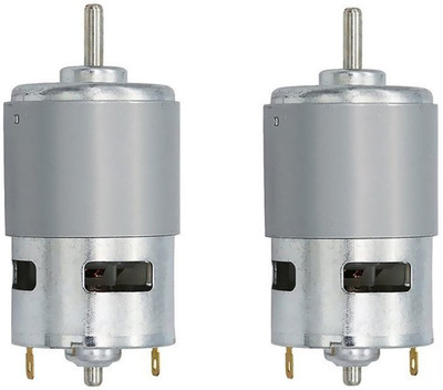 

BOOSTY 12V Dc Motor Pack of 2 (Multicolor)(Silver)