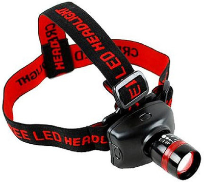 

VibeX ™ Bright Mini LED head lights for fishing energy saving outdoor sports camping head lamp flashlights LED Headlamp(Black), Multicolor